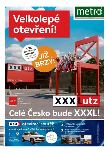 Obálka e-magazínu deník METRO 13.8.2020