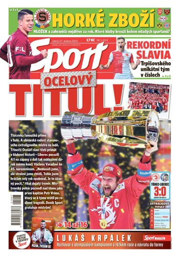 Obálka e-magazínu Sport 27.4.2021