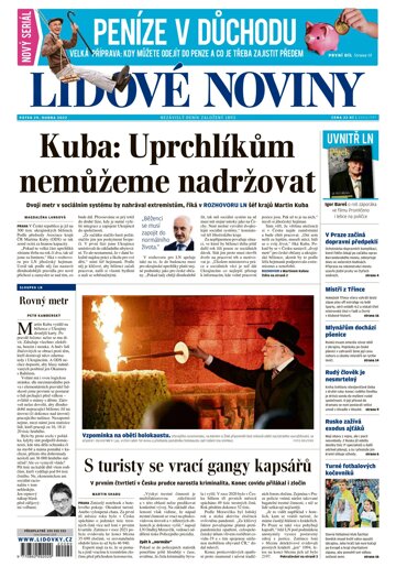 Obálka e-magazínu Lidové noviny 29.4.2022
