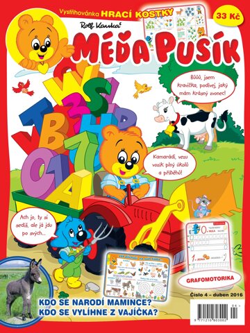 Obálka e-magazínu Méďa Pusík 4/2016