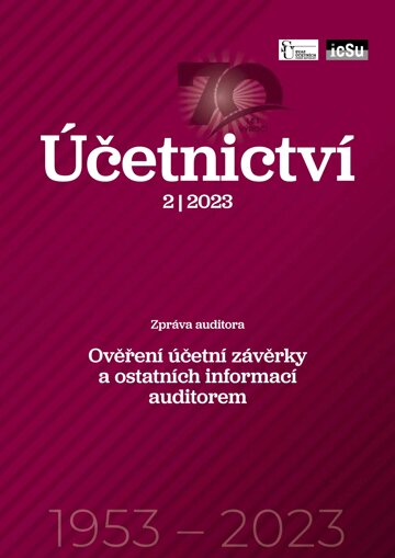 Obálka e-magazínu Účetnictví 2/2023