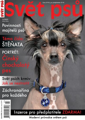 Obálka e-magazínu Svět psů 3/2021