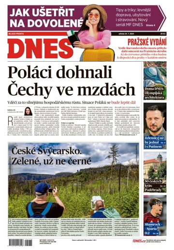 Obálka e-magazínu MF Dnes 24.7.2024