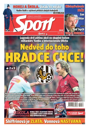 Obálka e-magazínu Sport 12.2.2025