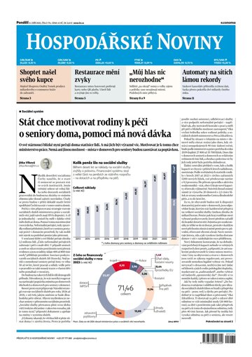 Obálka e-magazínu Hospodářské noviny 174 - 8.9.2025