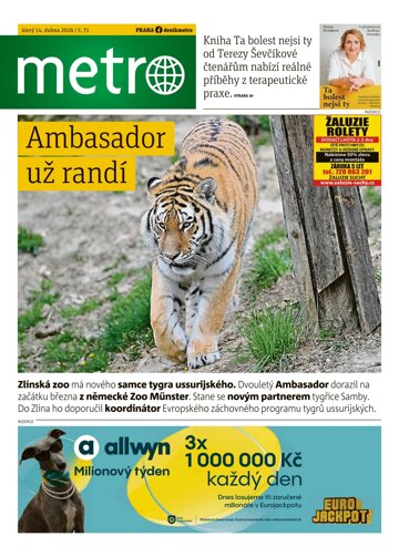 Obálka e-magazínu deník METRO 14.4.2026