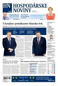 Obálka e-magazínu Hospodárske noviny 29.04.2014