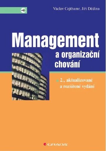Obálka knihy Management a organizační chování