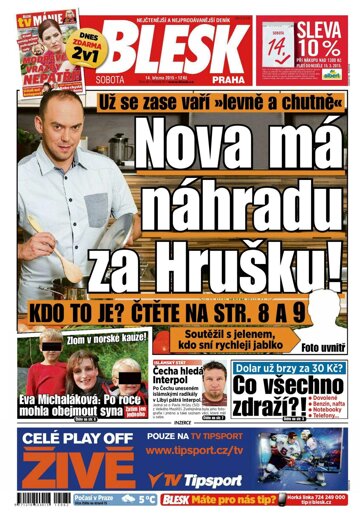 Obálka e-magazínu Blesk 14.3.2015