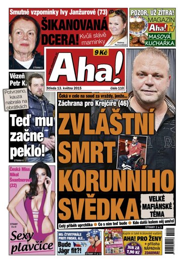 Obálka e-magazínu AHA! 13.5.2015