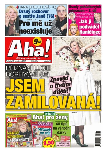 Obálka e-magazínu AHA! 17.12.2016