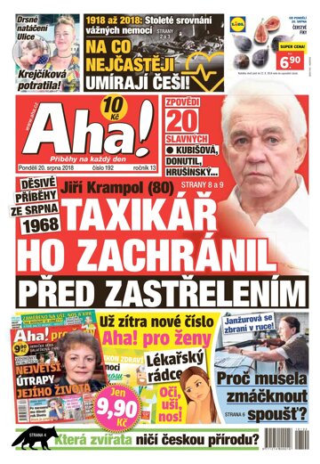 Obálka e-magazínu AHA! 20.8.2018