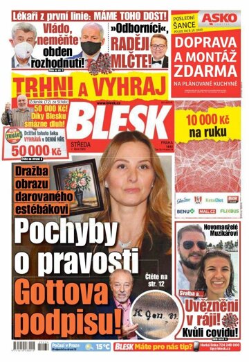 Obálka e-magazínu Blesk 7.10.2020