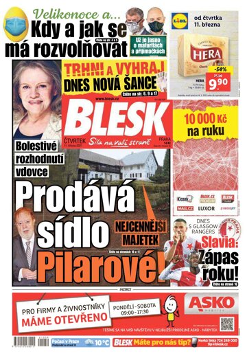 Obálka e-magazínu Blesk 11.3.2021