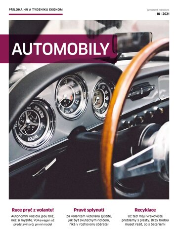 Obálka e-magazínu Ekonom 44 - 29.10.2021 Automobily