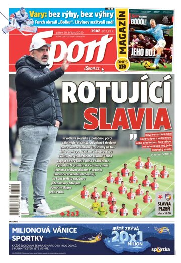 Obálka e-magazínu Sport 10.3.2023