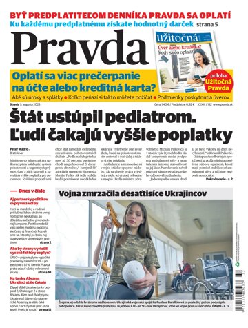 Obálka e-magazínu Pravda 09. 08. 2023