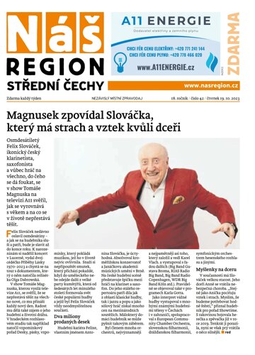 Obálka e-magazínu Náš Region - Střední Čechy 42/2023