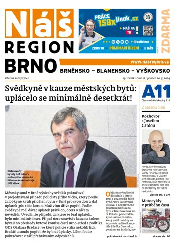 Obálka e-magazínu Náš Region - Brno 21/2024
