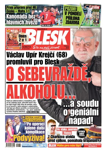 Obálka e-magazínu Blesk 8.6.2024