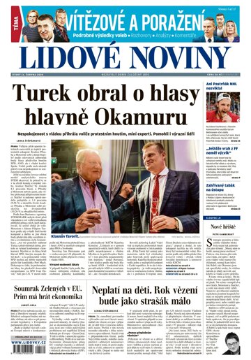 Obálka e-magazínu Lidové noviny 11.6.2024