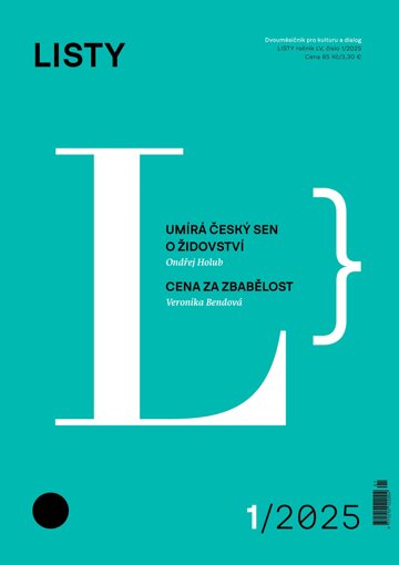 Obálka e-magazínu Listy 1/2025