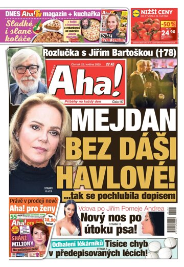 Obálka e-magazínu AHA! 22.5.2025