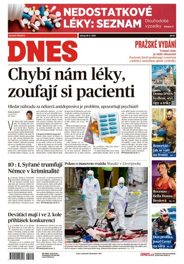 Obálka e-magazínu MF Dnes 28.5.2025