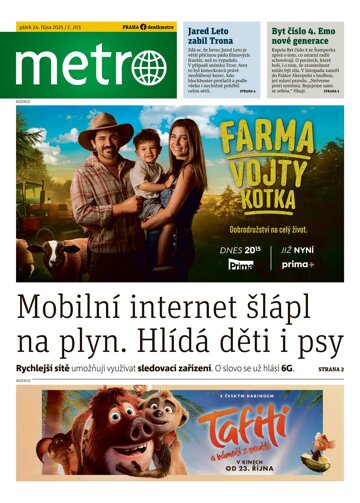 Obálka e-magazínu deník METRO 24.10.2025