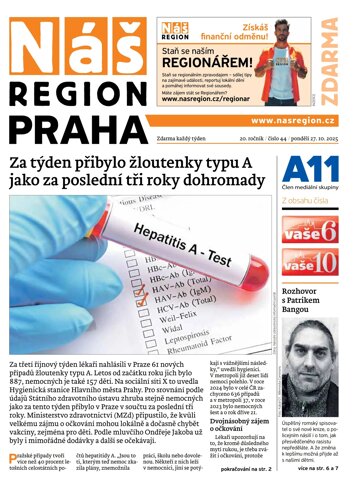 Obálka e-magazínu Náš Region - Praha 44/2025