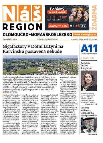 Obálka e-magazínu Náš Region - Olomoucko/Moravskoslezsko 4/2026