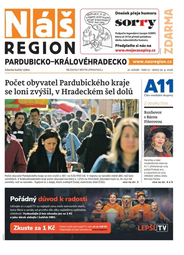 Obálka e-magazínu Náš Region - Pardubicko/Královéhradecko 17/2026