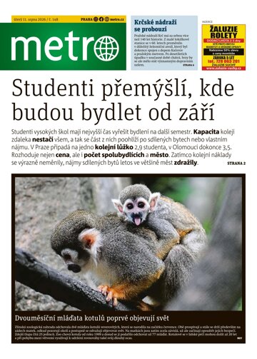 Obálka e-magazínu deník METRO 11.8.2026