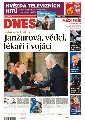 Obálka e-magazínu MF Dnes 29.10.2026