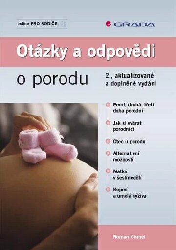 Obálka knihy Otázky a odpovědi o porodu