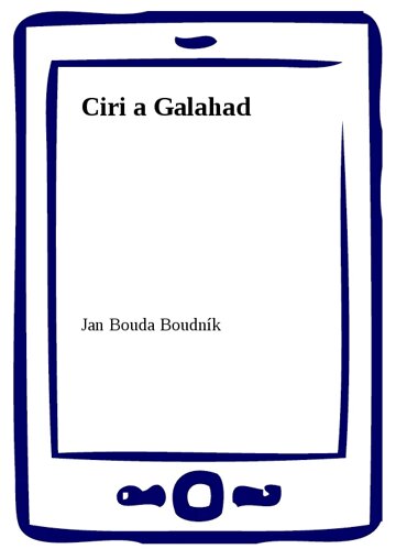 Obálka knihy Ciri a Galahad
