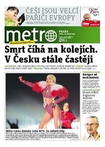 Obálka e-magazínu deník METRO 26.8.2014