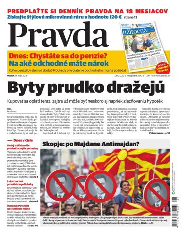 Obálka e-magazínu Pravda 19.5.2015