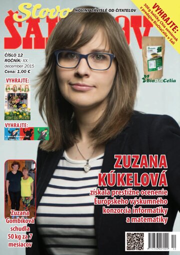 Obálka e-magazínu Slovo Šaľanov 12/2015