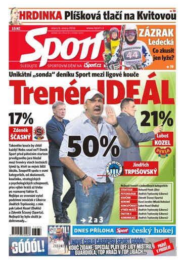Obálka e-magazínu Sport 9.2.2016