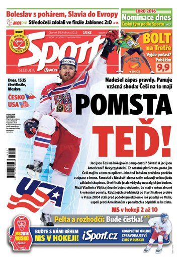 Obálka e-magazínu Sport 19.5.2016