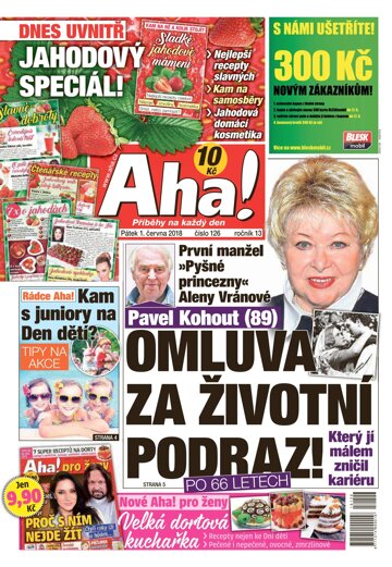 Obálka e-magazínu AHA! 1.6.2018