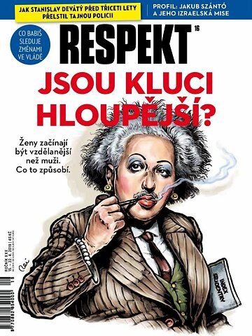 Obálka e-magazínu Respekt 16/2019