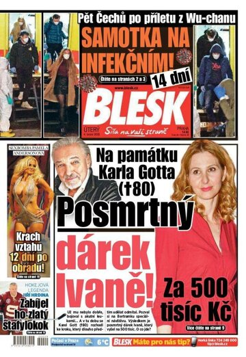 Obálka e-magazínu Blesk 4.2.2020