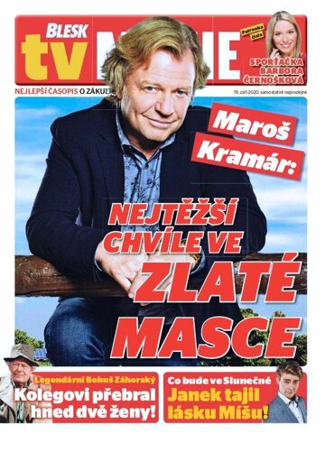 Obálka e-magazínu Blesk Tv manie 19.9.2020