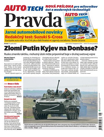 Obálka e-magazínu Pravda 20. 4. 2022
