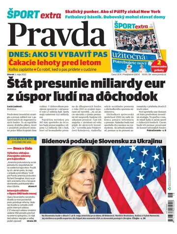 Obálka e-magazínu Pravda 03. 05. 2022