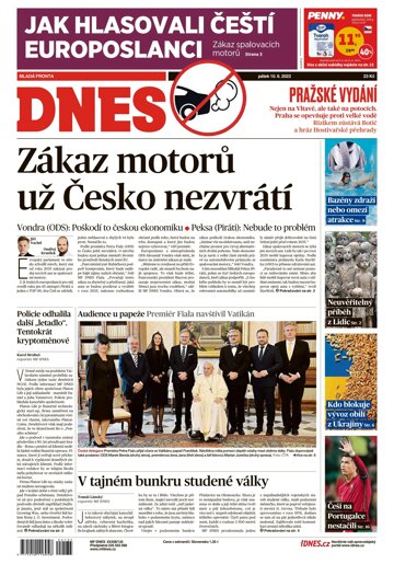 Obálka e-magazínu MF Dnes 10.6.2022