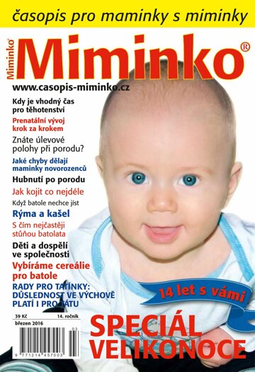 Obálka e-magazínu Miminko 3/2016