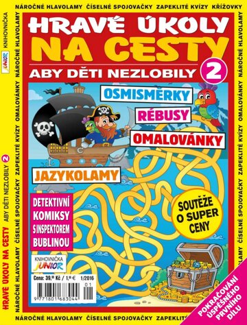 Obálka e-magazínu Knihovnička Junior - Hravé úkoly na cesty 1/16